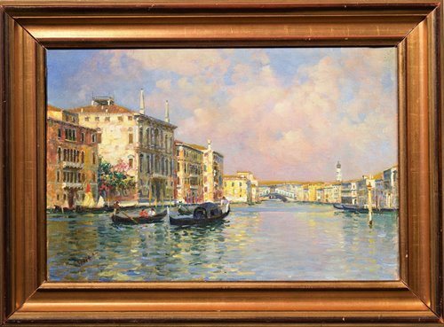 Venise, Grand Canal et pont du Rialto